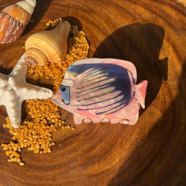 Pink Coral Marine Fish Claw 🦈💗