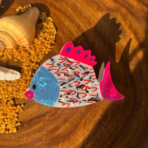 Bubbly Fish Hair Claw 🫧🐠