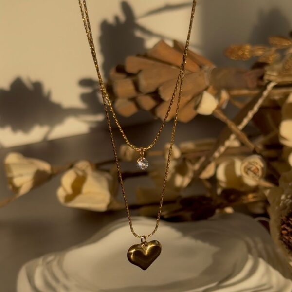 Layered Heart Necklace 💖