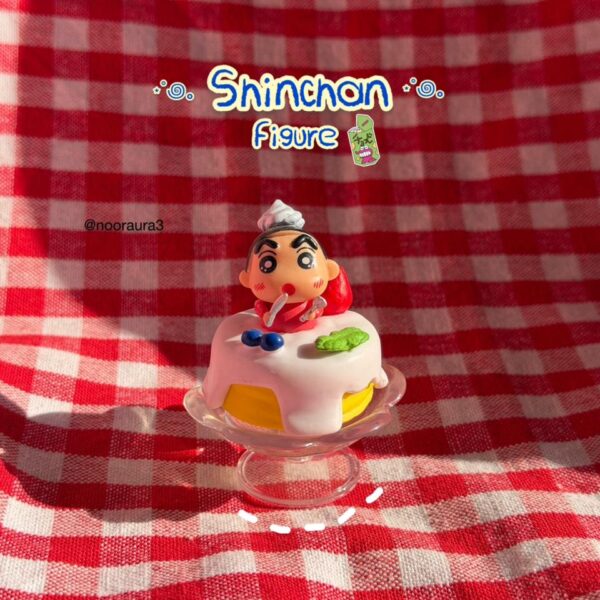Shinchan Cake Topping Figure 🍰🤍